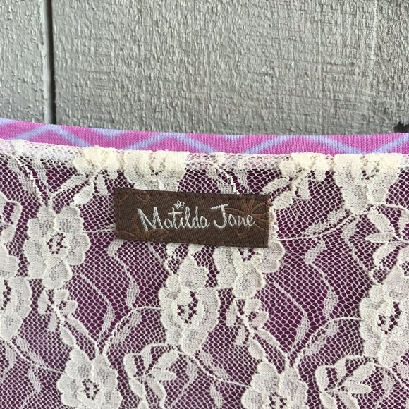 Matilda Jane Purple and Lace Top - Picture 5 of 5